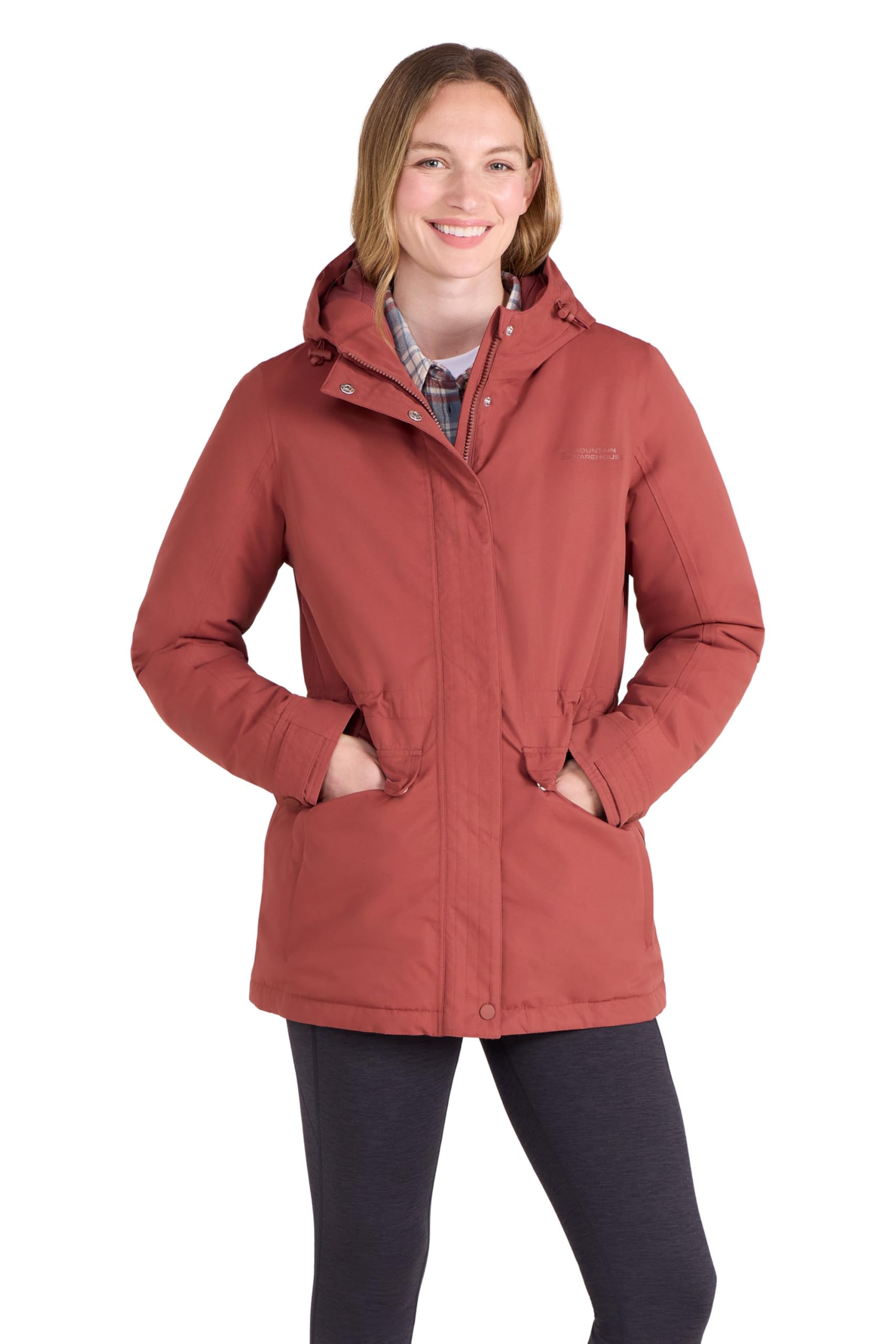 Mountain Warehouse Maple Womens Waterproof Padded Jacket Rust 18