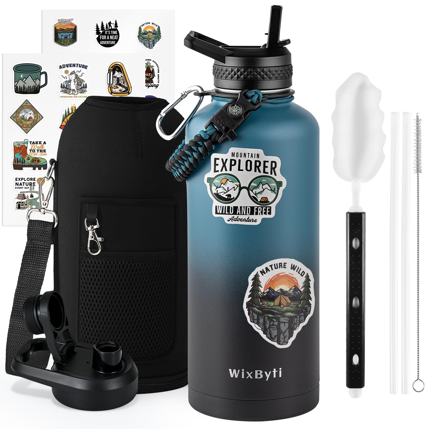 WixByti 87 oz Water Bottle
