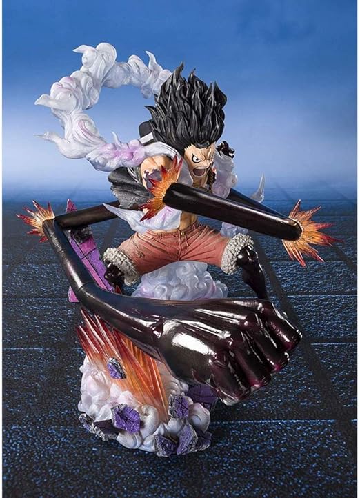 Amazon Siyushop ワンピース モンキーd ルフィギア4 スネークマンキング コブラ ワンピース像 高さ6 3インチ おもちゃ おもちゃ