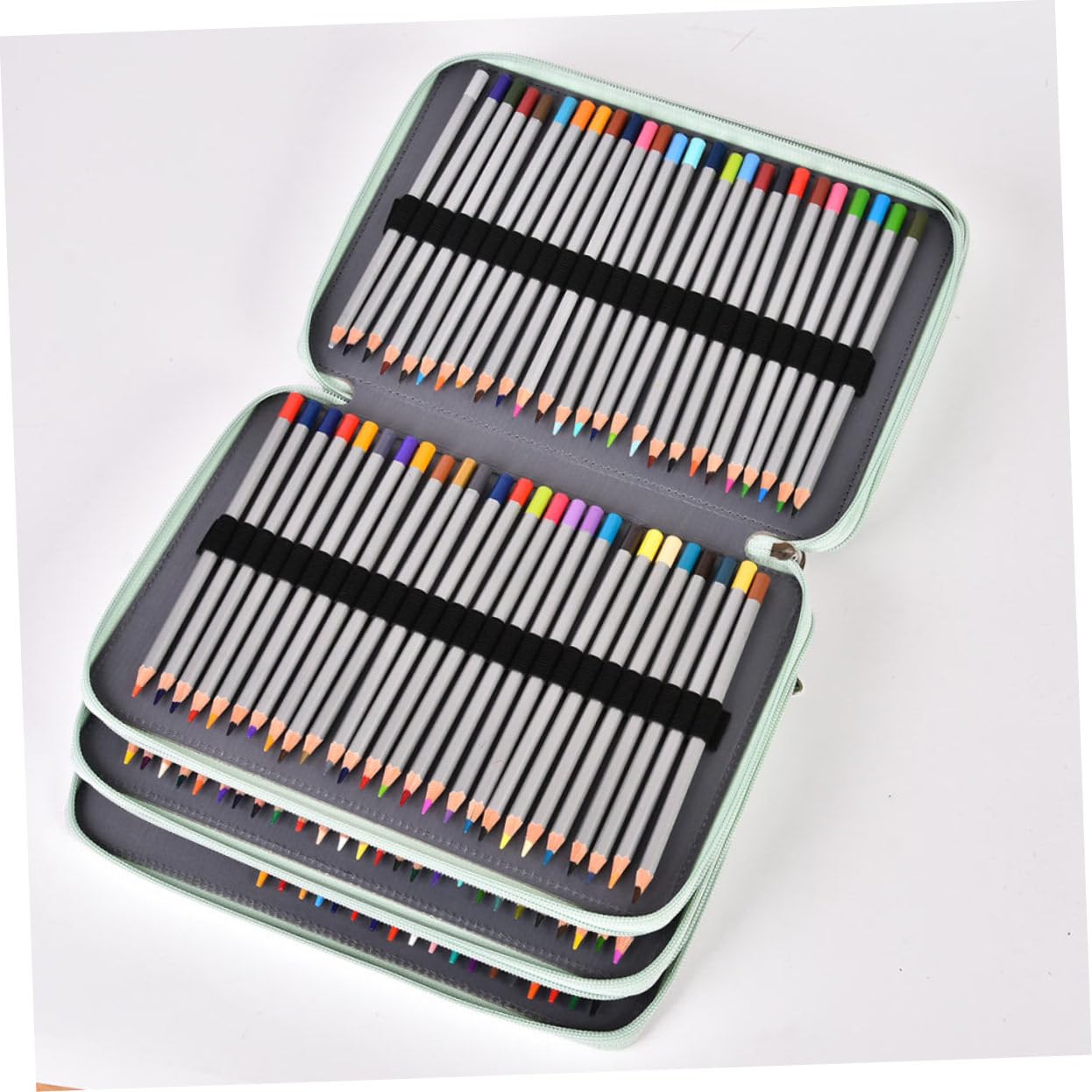 Estuche De Lápices Grande De Ranuras Diseño Elegante y Capacidad Alta para Organizador De Papelería Portátil para Estudiantes y Artistas