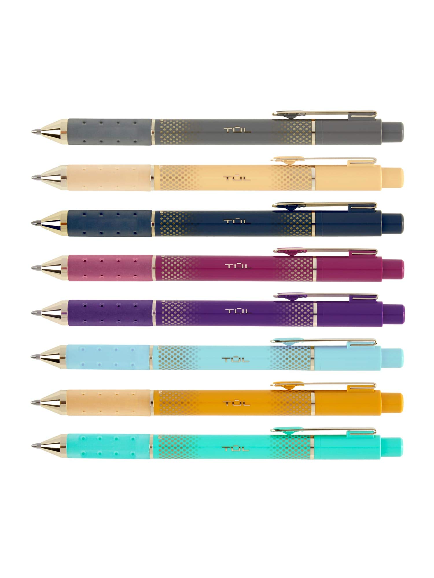 Tul Limited Edition Metallic Brights Retractable Gel Pens Medium