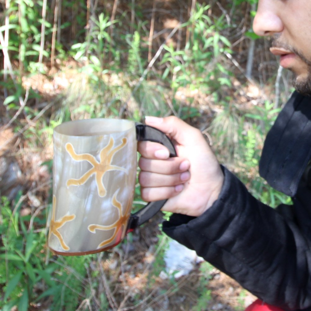 Armory Replicas Handmade Earth Essence Drinking Horn Beer Mug