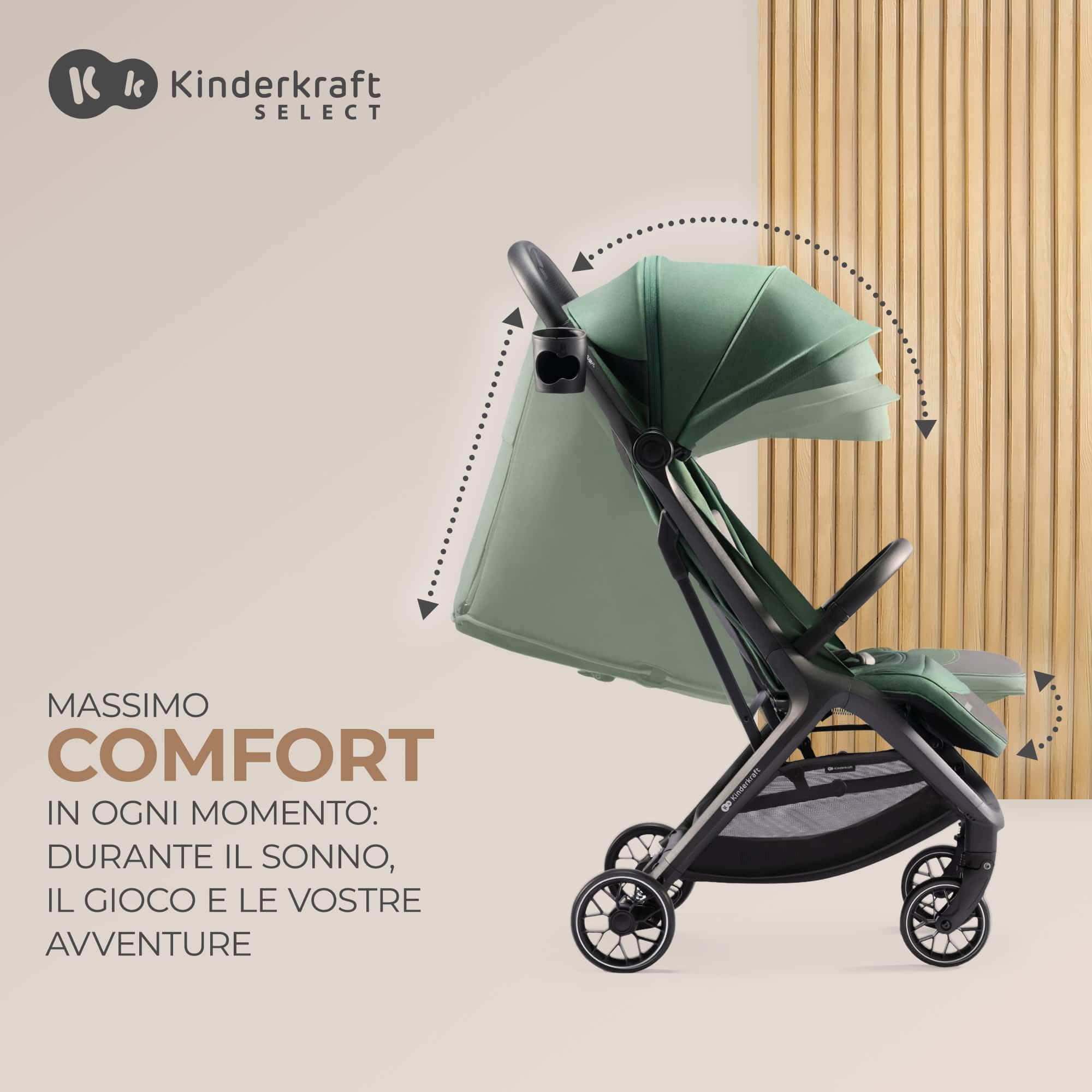 Seggiolini auto Kinderkraft. Modello Kinderkraft wózek spacerowy NUBI 2