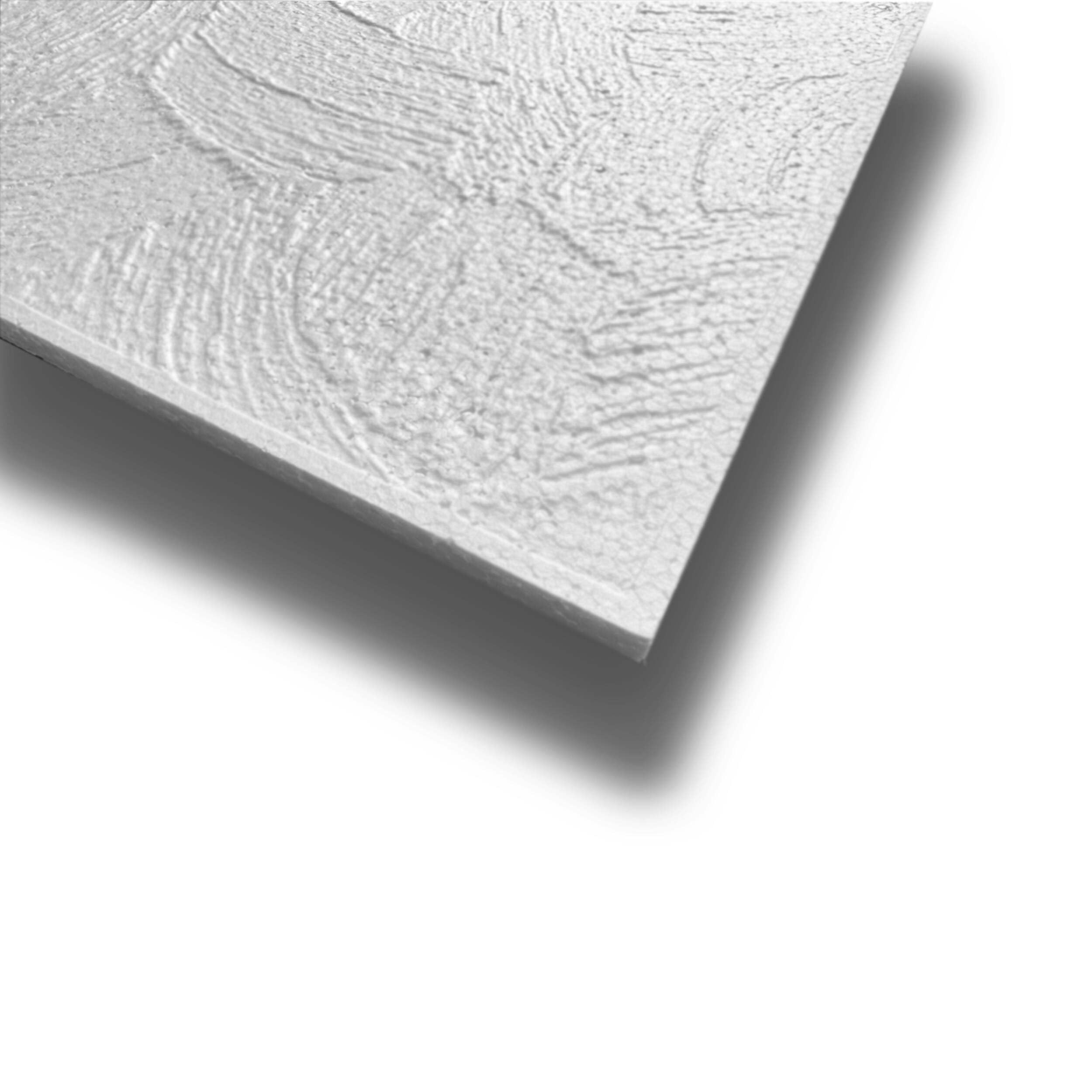 10 o 20mq (40 oppure 80 pezzi) di pannello decorativo a soffitto in polistirene compatto 50x50cm (spess. 1cm) LYON Pacco da 20 metri quadrati