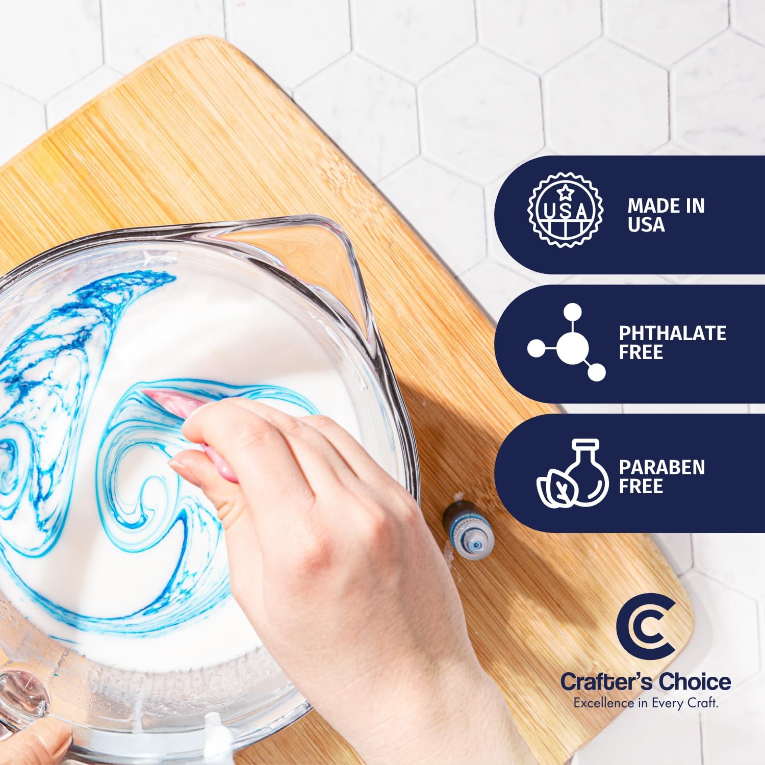 Crafter's Choice Detergent Free Melt and Pour Soap Base for Soap Making and DIY Crafting Projects, SLS/SLES Free, 2LB Block (Honey) : Arts, Crafts & Sewing