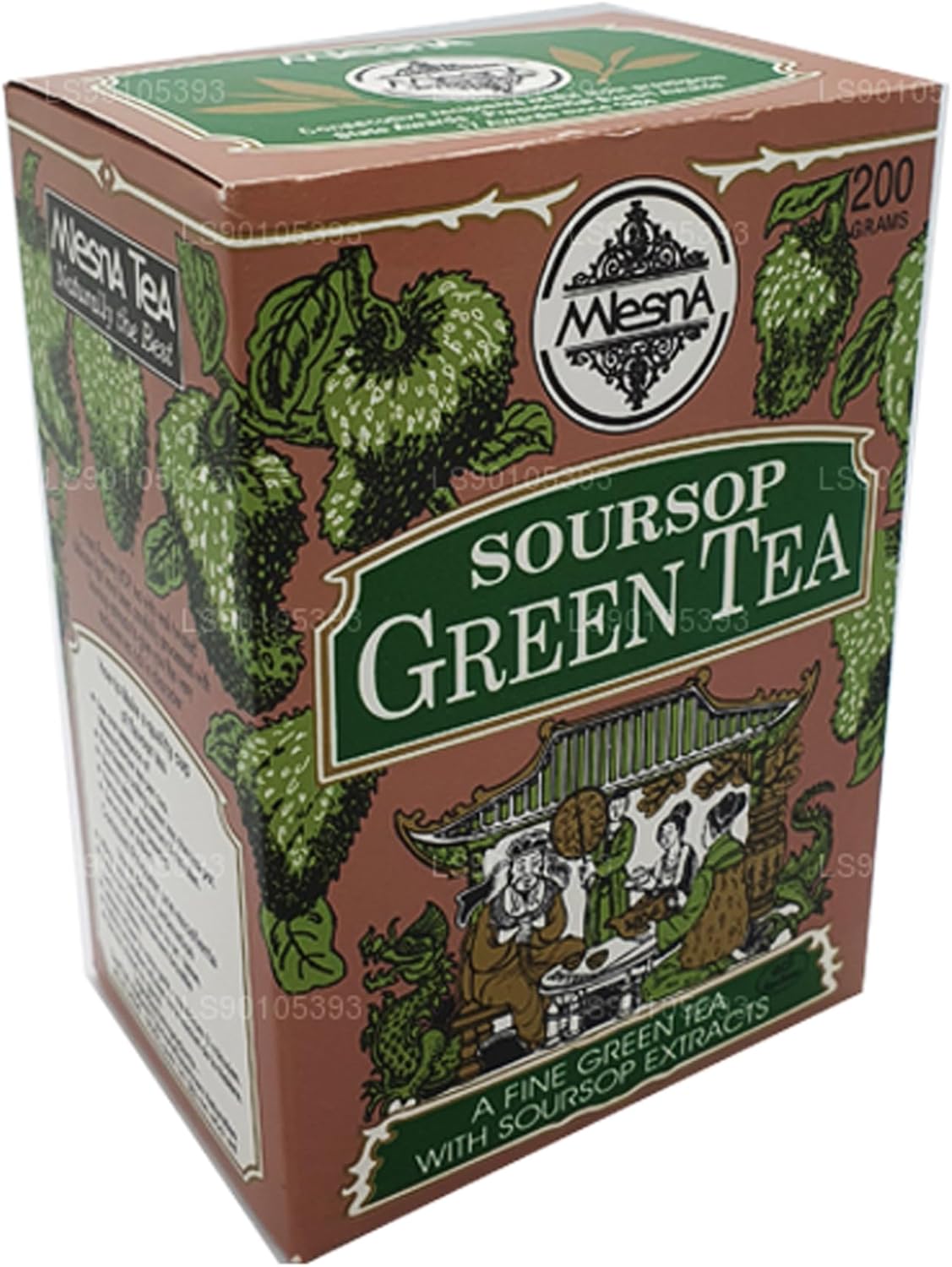 Mlesna Pure Ceylon Soursop Green Tea Loose Tea Boxes. (200g (7.05))