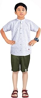 made in the shade 100% Cotton Half Sleeve Shirt And Solid Shorts 25-picture-56