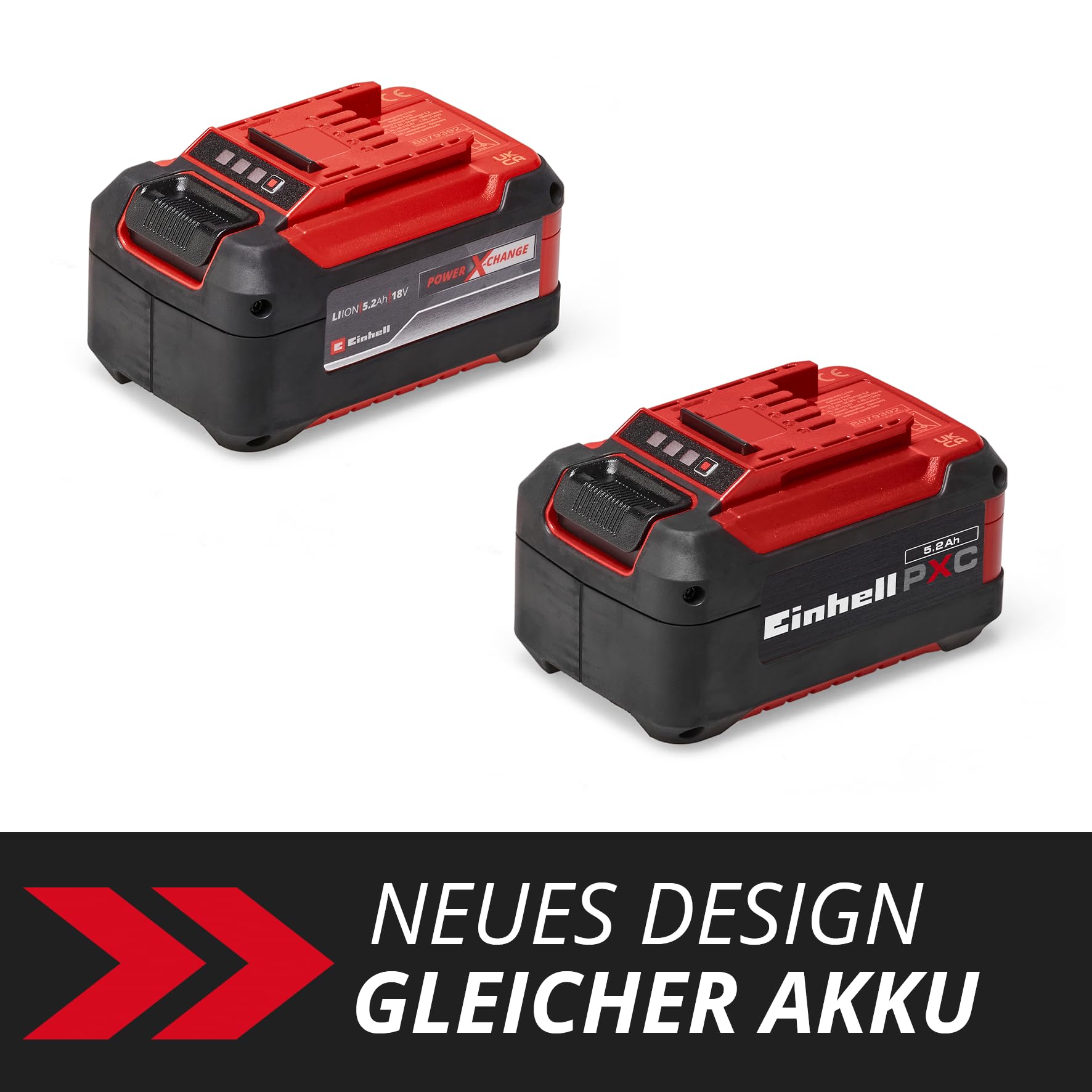 Einhell Akku PXC 18 V 5,2 Ah 1260 W Power X-Change Li-Ion ABS LED-Anzeige