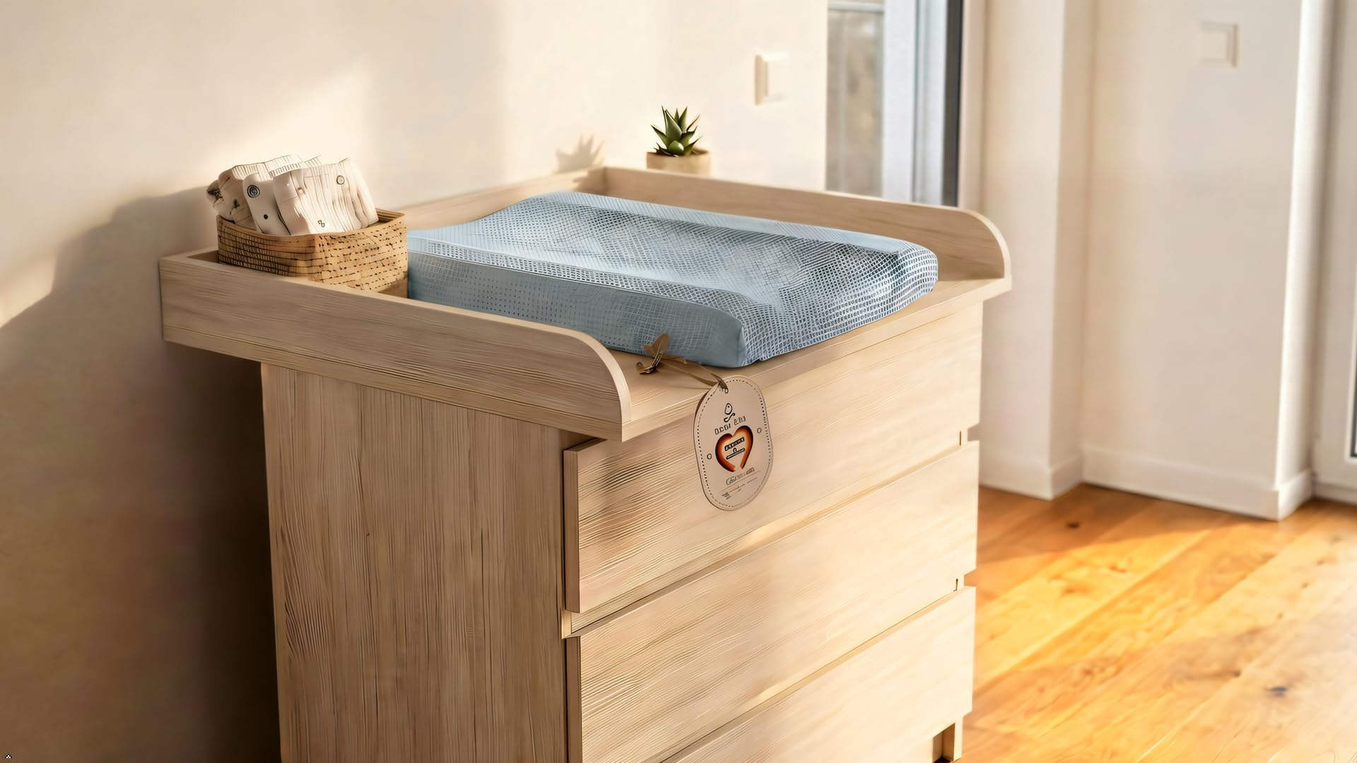 Shefa Kids 800 - Cambiador universal para cómoda Ikea de las series MALM, HEMNES y Nordli