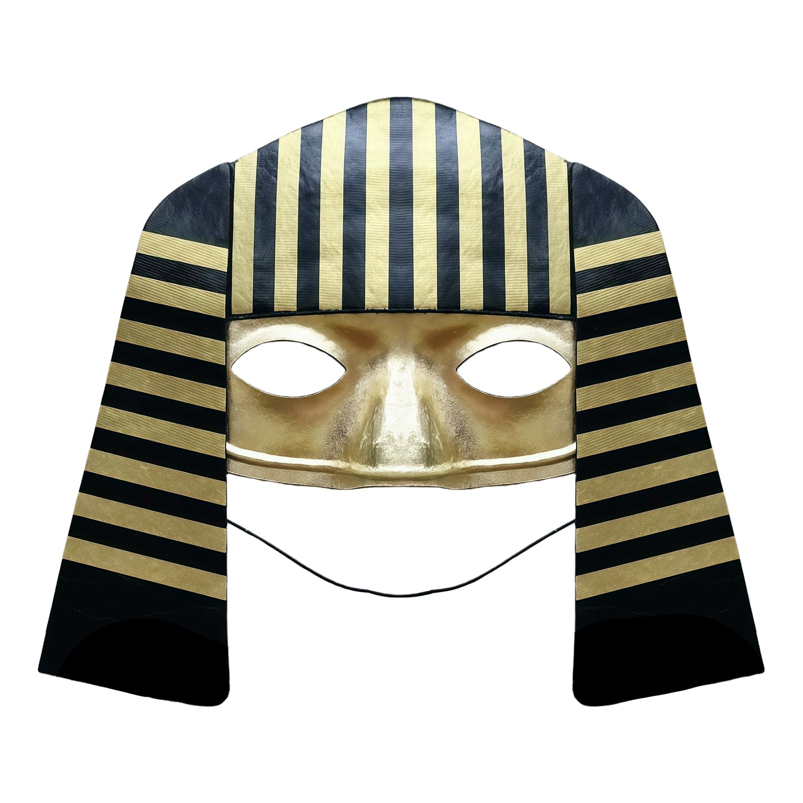 MFUOE Egypt Pharaoh Masks Reusable Party Dress Up Mask Lightweight Egyptian Cosplay Mask with Intricate Design for Halloween Parties Stage Performances