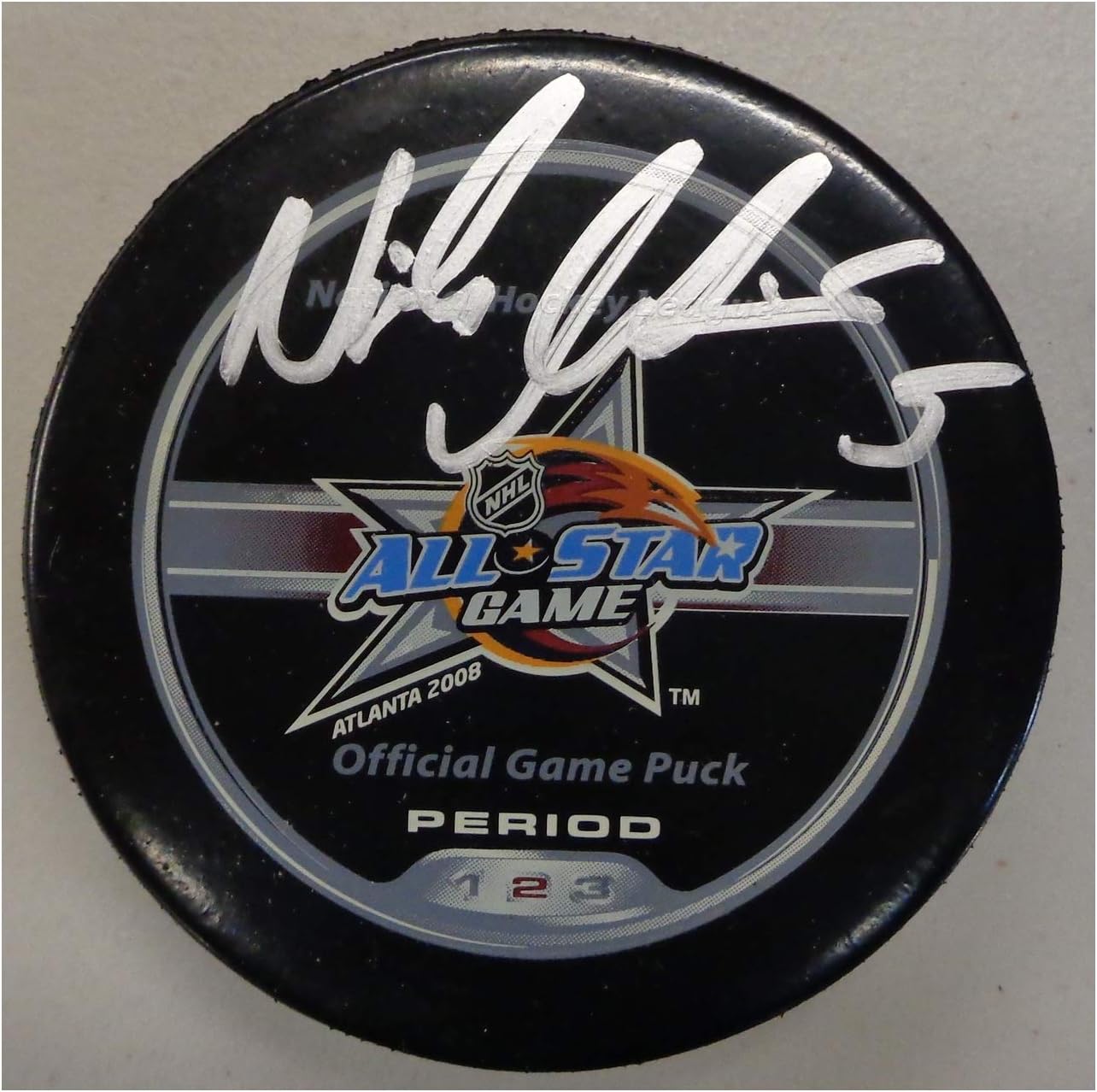 Nicklas Lidstrom Autographed 2008 All Star Game Puck
