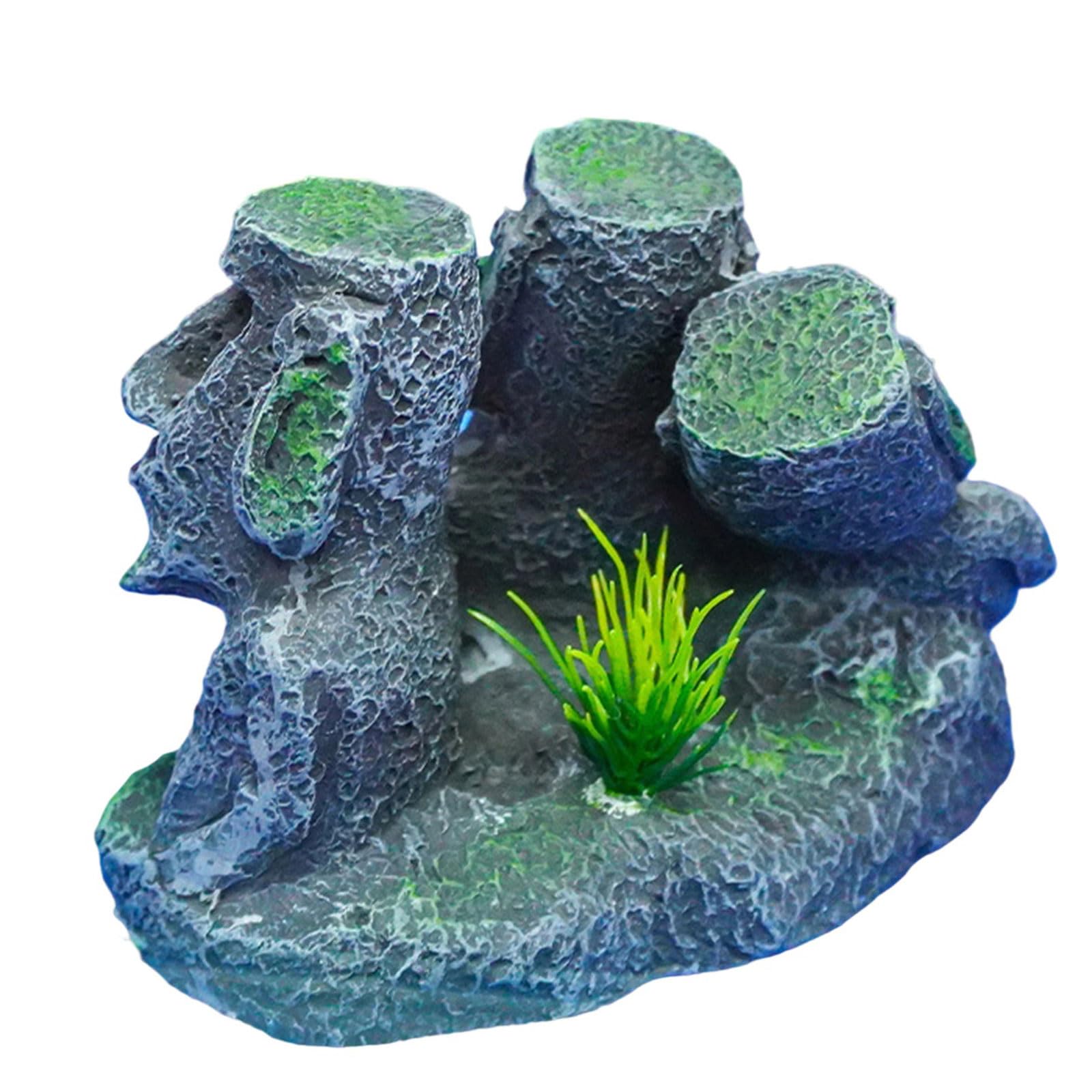 Oxxggkao Resin Stone Statue Aquariums Decoration Fish Tanks Underwater Landscape Accessory Fishtanks Shelter Sculpture Ornament Resin Aquariums Decoration