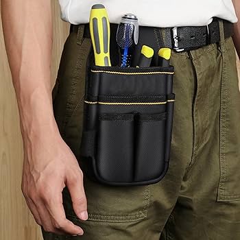 腰バック 鳶壱 国産最高峰 腰袋ネクスト 2段式タイプ アシンメトリー内ポケット