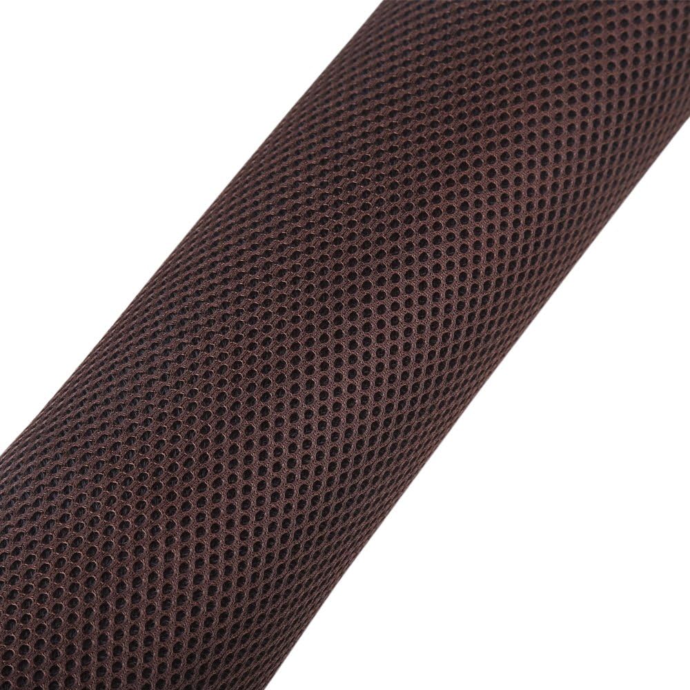 KISSTAKER 57x20inch Speaker Fabric Cloth - Stereo Speaker Grill Mesh Cover for Speaker Box Repair-Brown-Recover Your Speaker in Minutes : Electronics