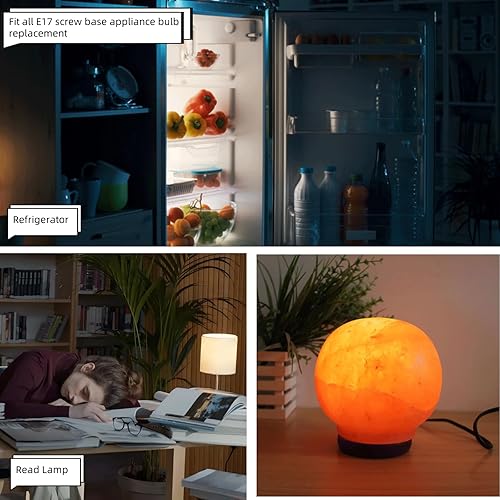 Miniatura 5 de Bombillas LED de 40 vatios de repuesto para electrodomésticos, nevera, congelador, estufa, bombilla de 3000 K, luz blanca cálida suave, 4 W, 400