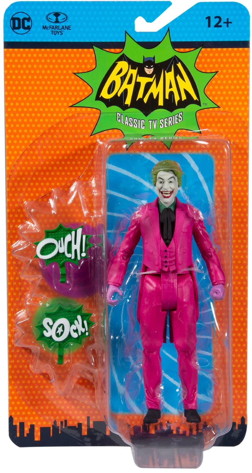 McFarlane DC Retro Action Figure Batman 66 The Joker 15 cm,Multicolor,15032