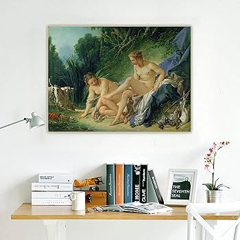 Amazon.co.jp: フランソワ・ブーシェによるキャンバス油絵