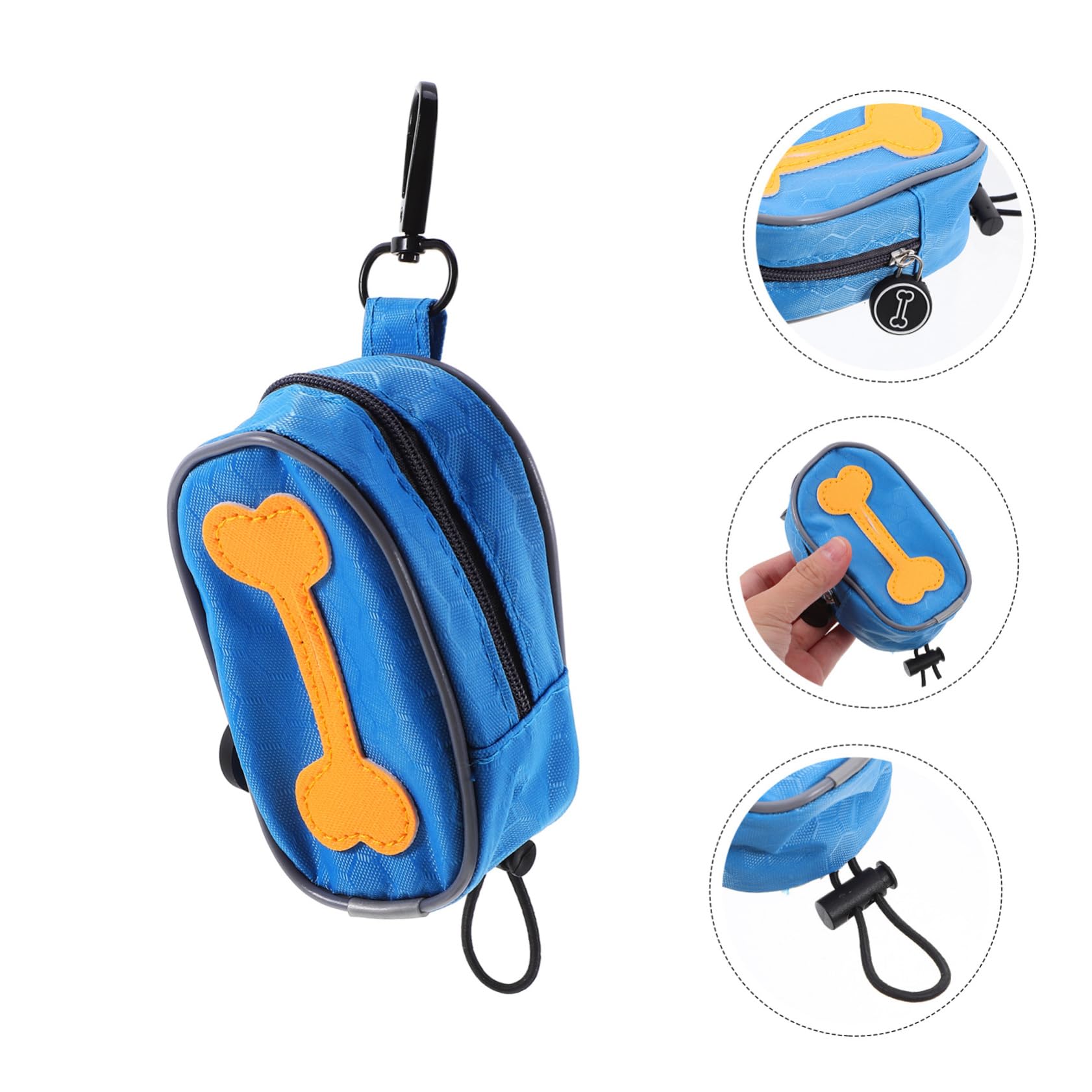 Toyvian 8rollos Bolsa Dispensadora Para Excrementos De Mascotas Con Bolsas Para Perros Accesorio Para