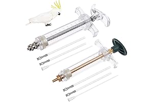 2 Sets Bird Feeding Syringes