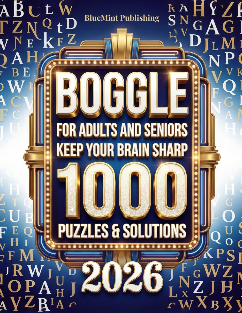 1000 Boggle Puzzle Book: Boost Your Vocabulary with 1000 Word Puzzles — Includes Answers