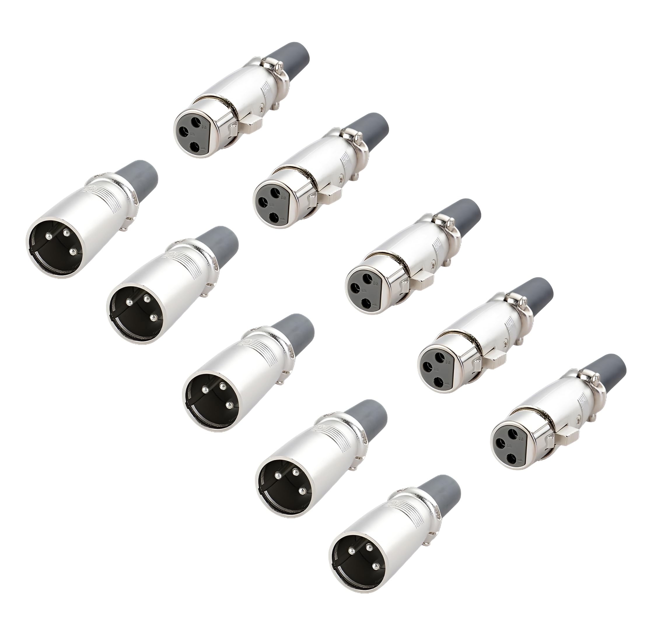 comaxesori (5 Pieces XLR Male DIY Connectors & 5 Pieces Female 3 Pin XLR Connectors) XLR Plug 3 Pin Male XLR Mic Female Connector Audio Mic Microphone Cable Plug Connector (B0D541696M) Amazon Price History, Amazon Price Tracker