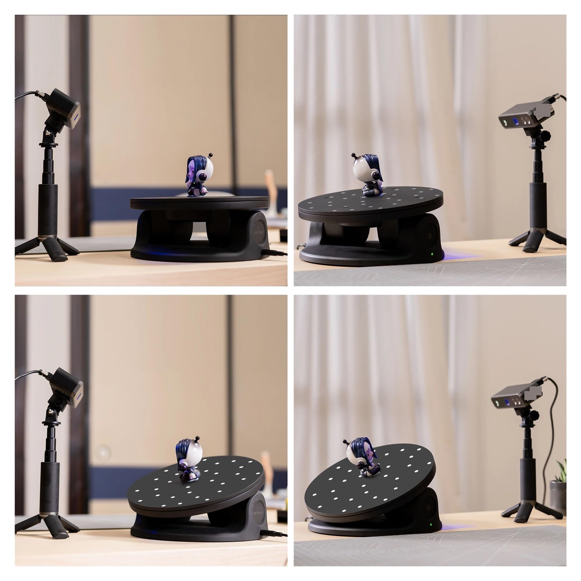 Giradischi a doppio asse for scanner 3D MINI 2/RANGE 2/POP 3 Plus/MIRACO