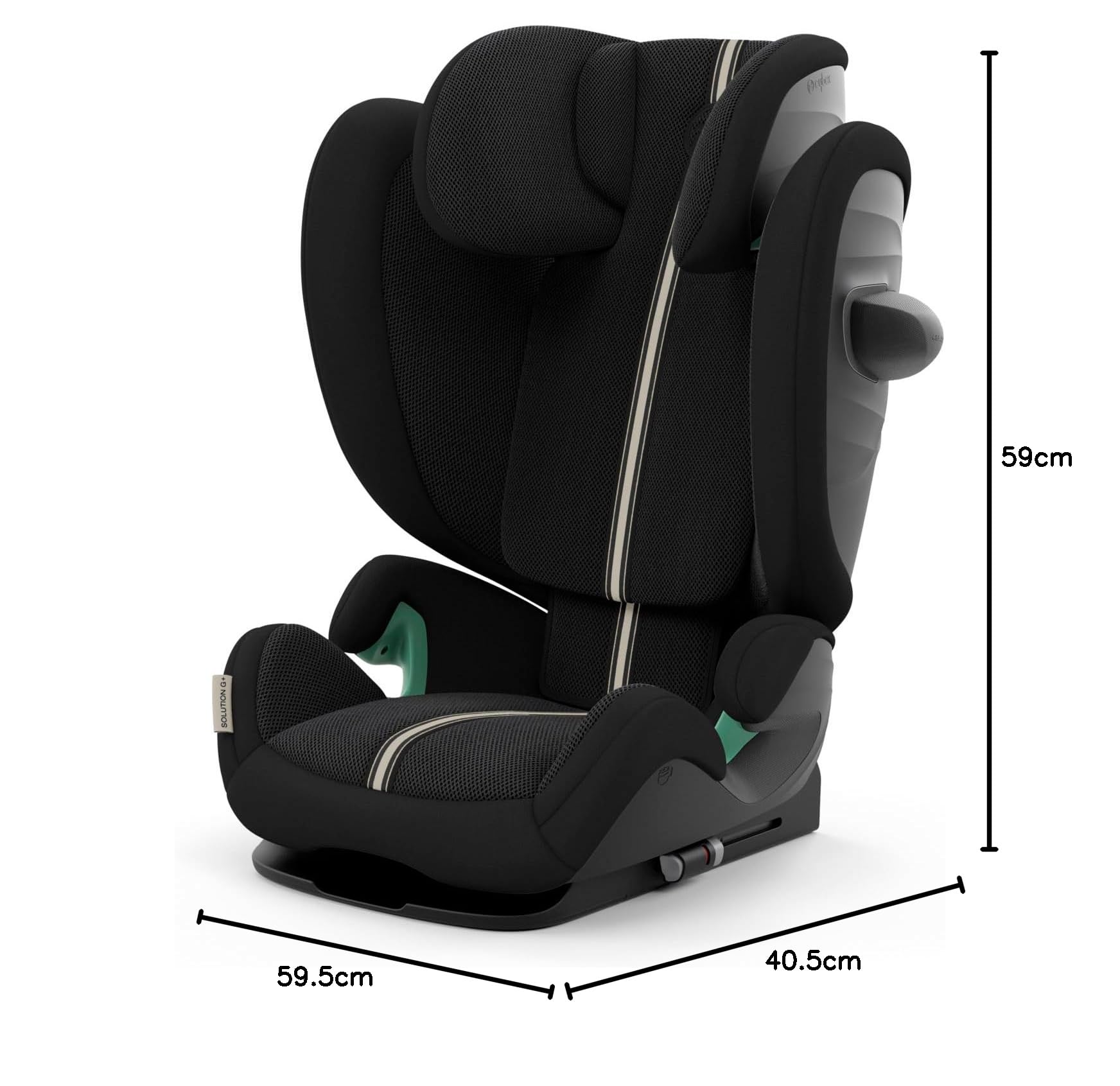Cybex Gold Solution G i-Fix Plus/Moon Black-black, Moon Black, Plus, Solution G