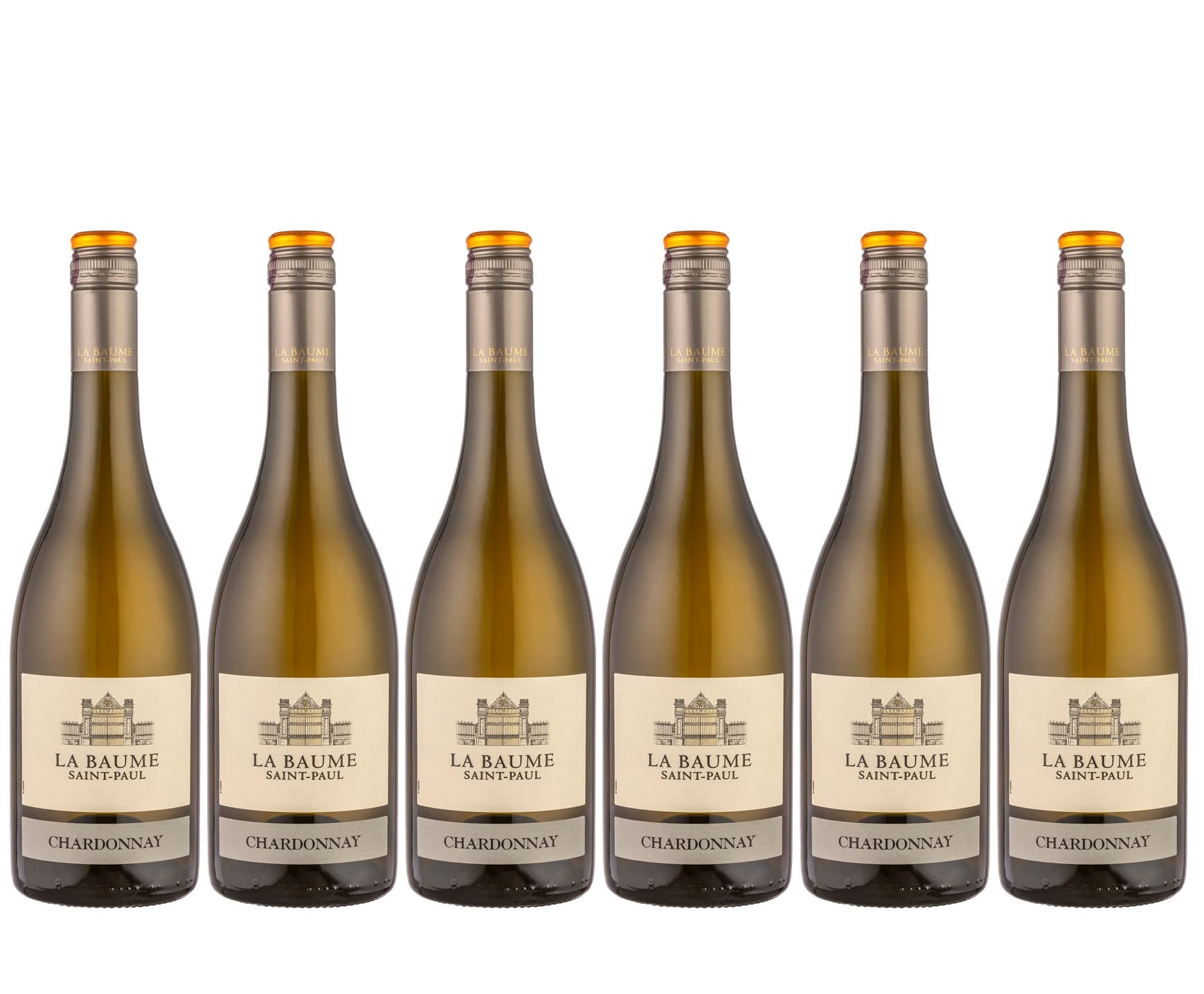 La Baume Saint Paul - Chardonnay Weißwein aus Frankeich (6 x 0, 75 l)