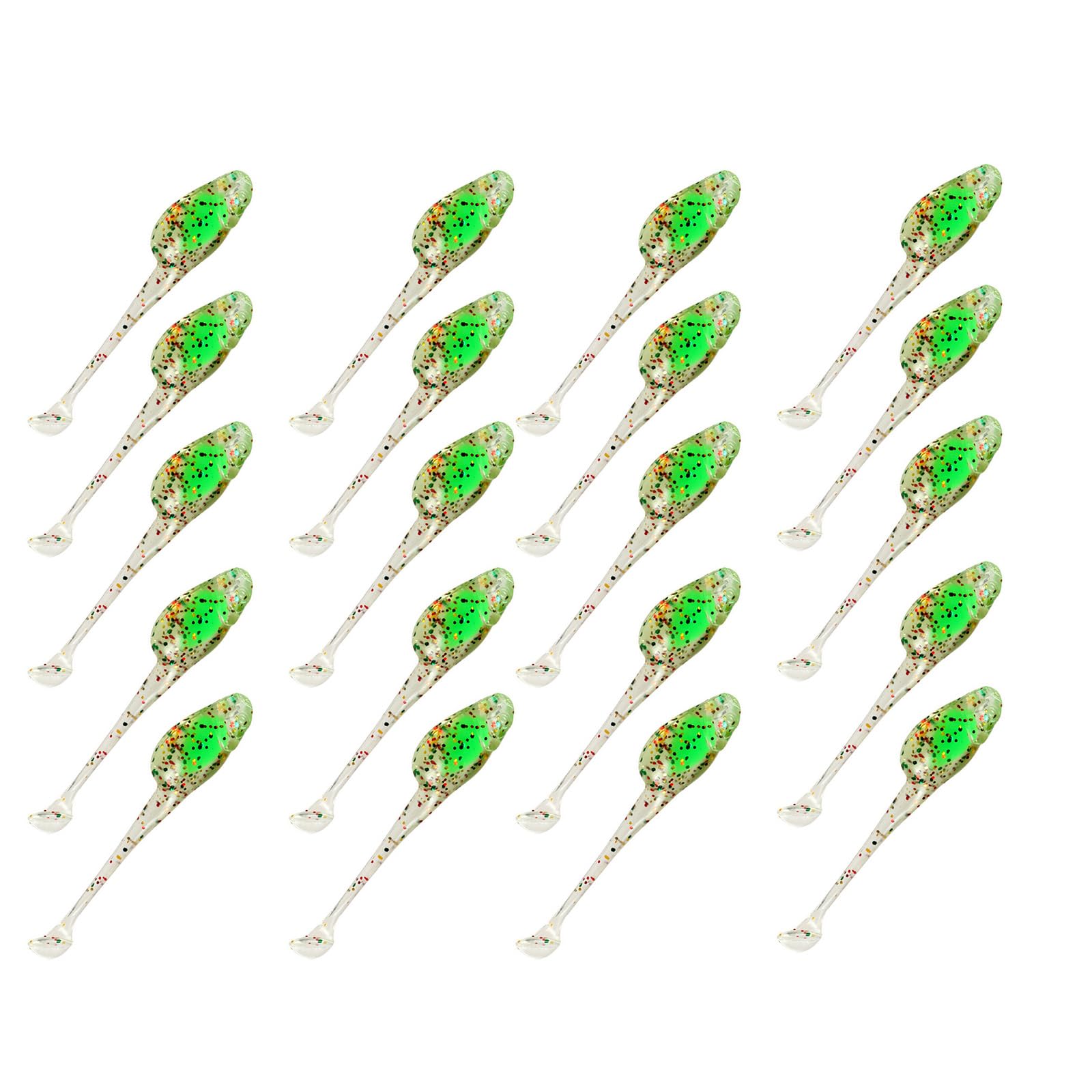 CAZSTYK 5cm 1.2g Fishing Lure for Trout Soft Swim Baits Fishing Lures Paddle Tail Swimbaits Artificial Baits T Tail Miniature Lure for Trout