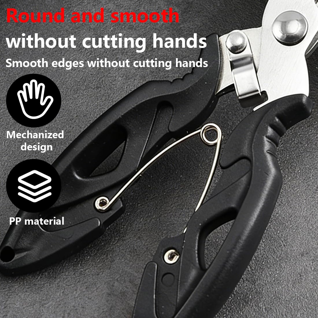 Pinza da Pesca Multifunzione in Acciaio Inossidabile, 3 Pezzi, set di pinze da pesca con cordino, per Esterno, accessori per acciaio inox per acqua salata e acqua dolce