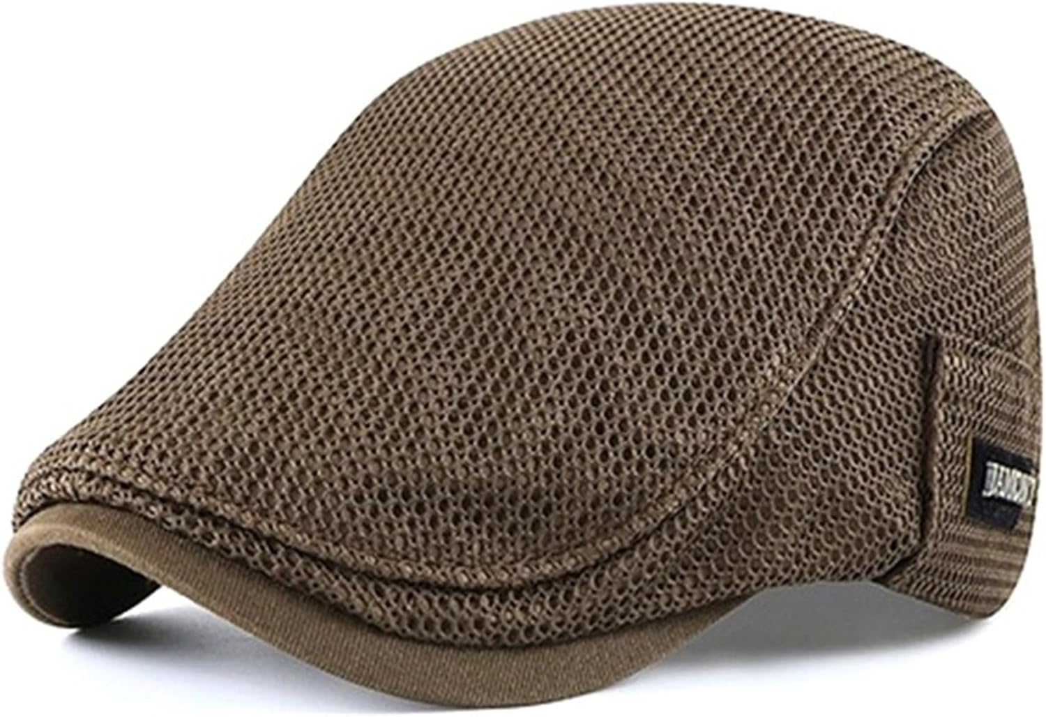 Men’s Casual Hat Berets Cotton Caps for Spring Summer Autumn Cabbie Flat Cap Breathable Mesh Newsboy Beret Ivy Cap (Color : YFCM002-CF, Size : One Size)