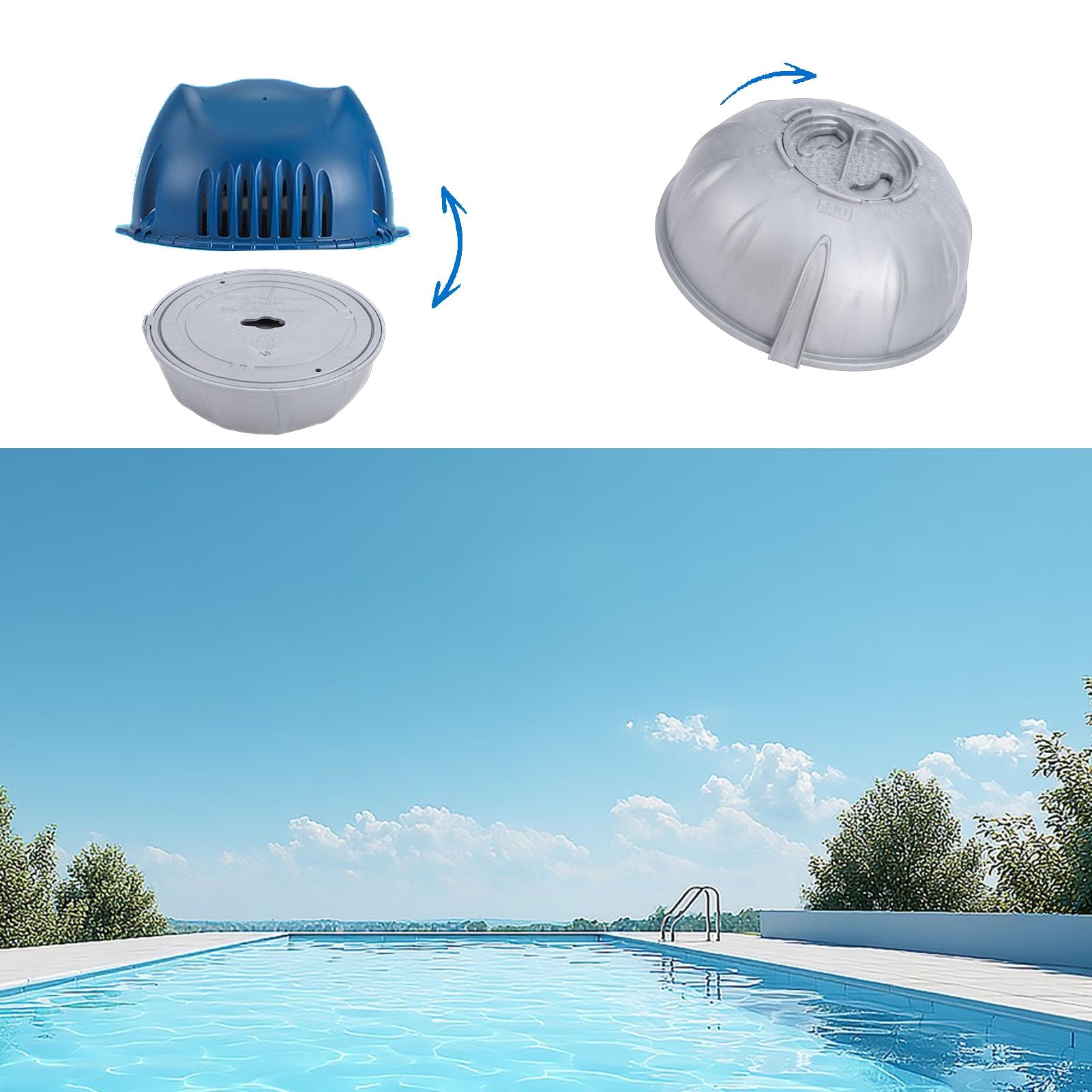 Fabater Reemplazo de Cartucho de Bañera de Hidromasaje, 4 Uds., para Flotante Ease, Cuidado del Agua Equilibrado, Fácil Mantenimiento para Propietarios de Bañeras de Hidromasaje