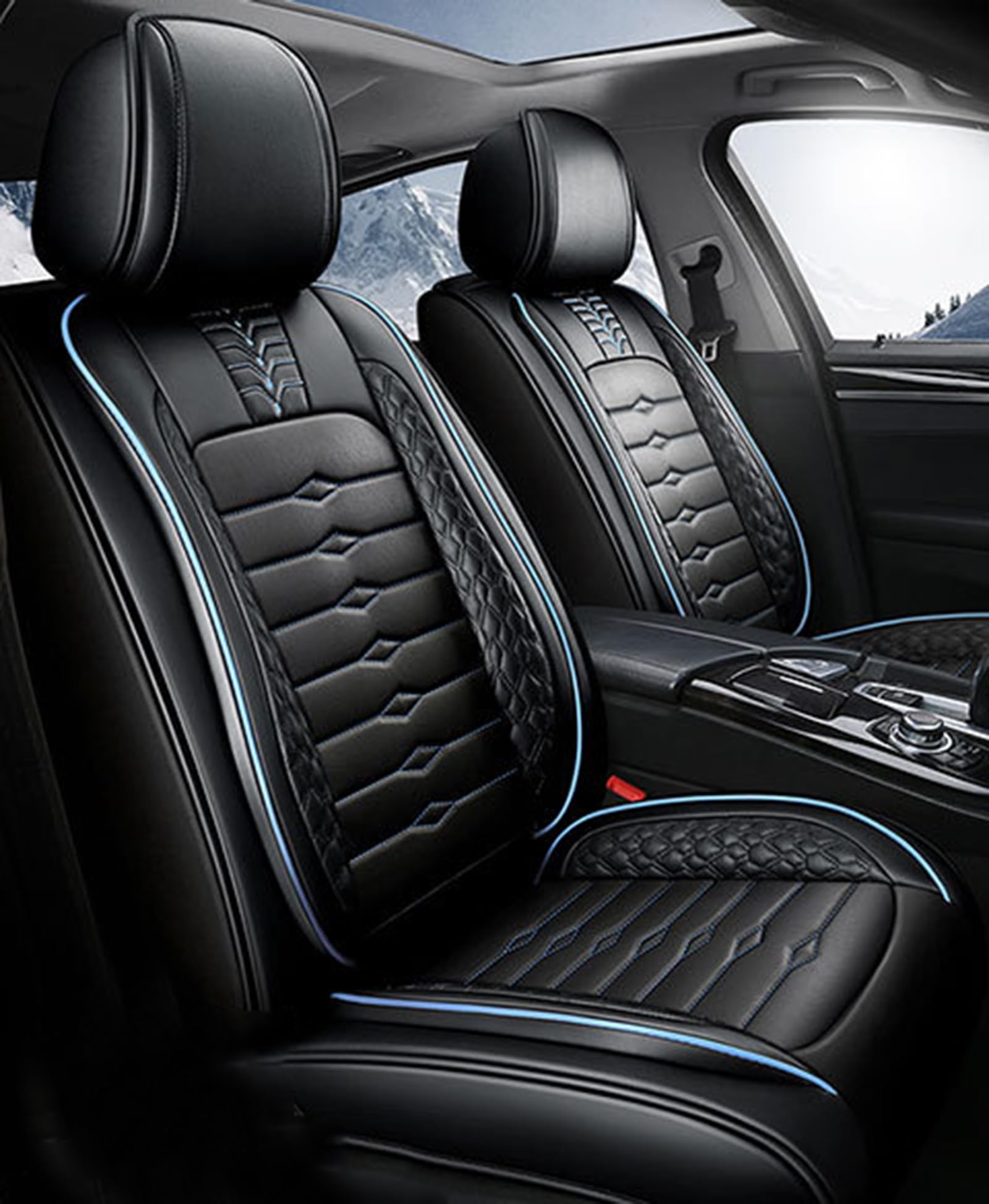 COPERCHI di Auto CAPERCHI- COPERCHI di Auto Auto Auto Comuni COPERCHI Auto Auto 5 SETTI Set in FATTURA UNIVERSALITURA, Fit Universale Compatibile airbag.,E