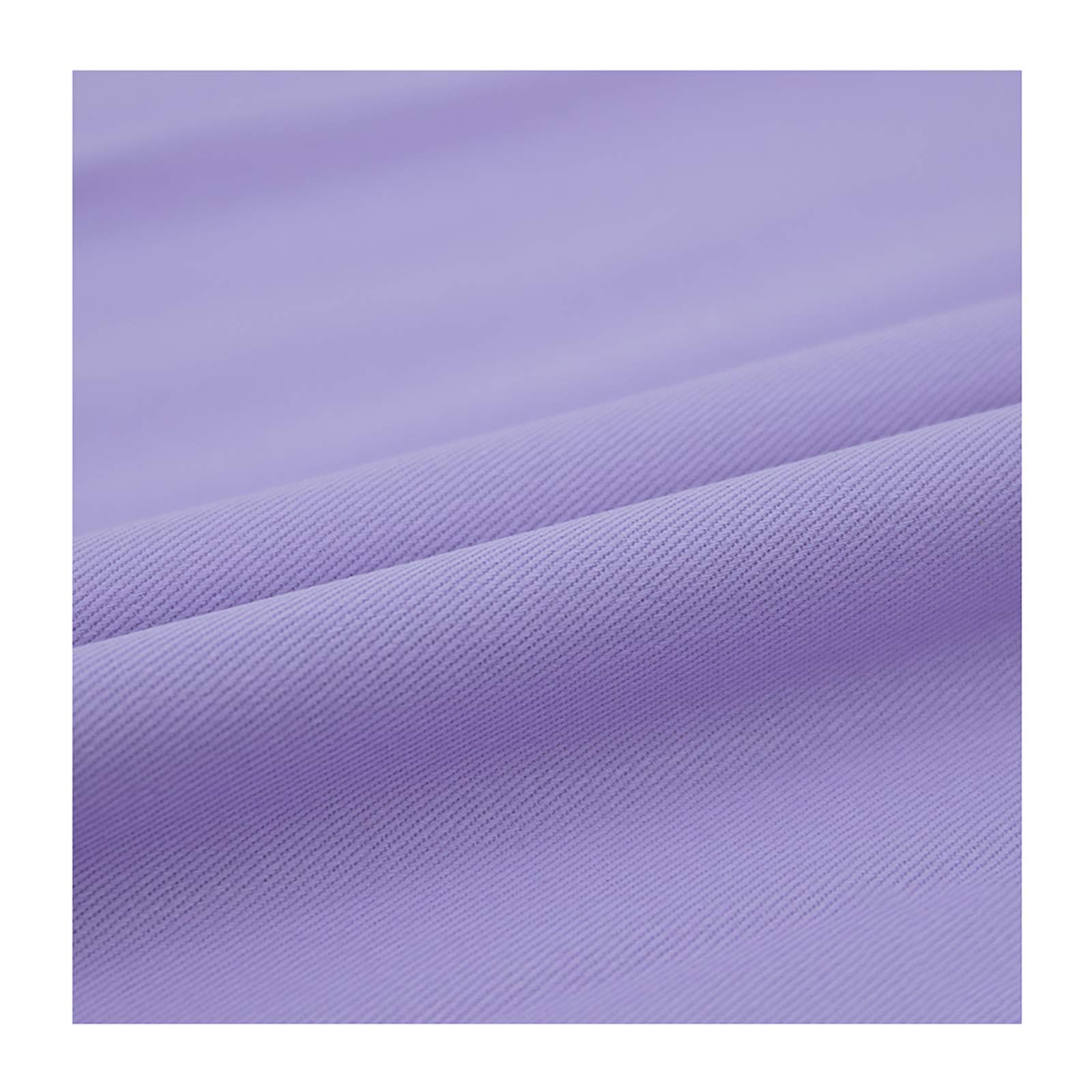 Yimihua Denim fabric 10 Colors Denim Fabric Soft Cotton Material for Jeans Dress T-Shirt Garments Crafts, Upholstery Sold By Half A Meter-150cm Wide(Color:purple)