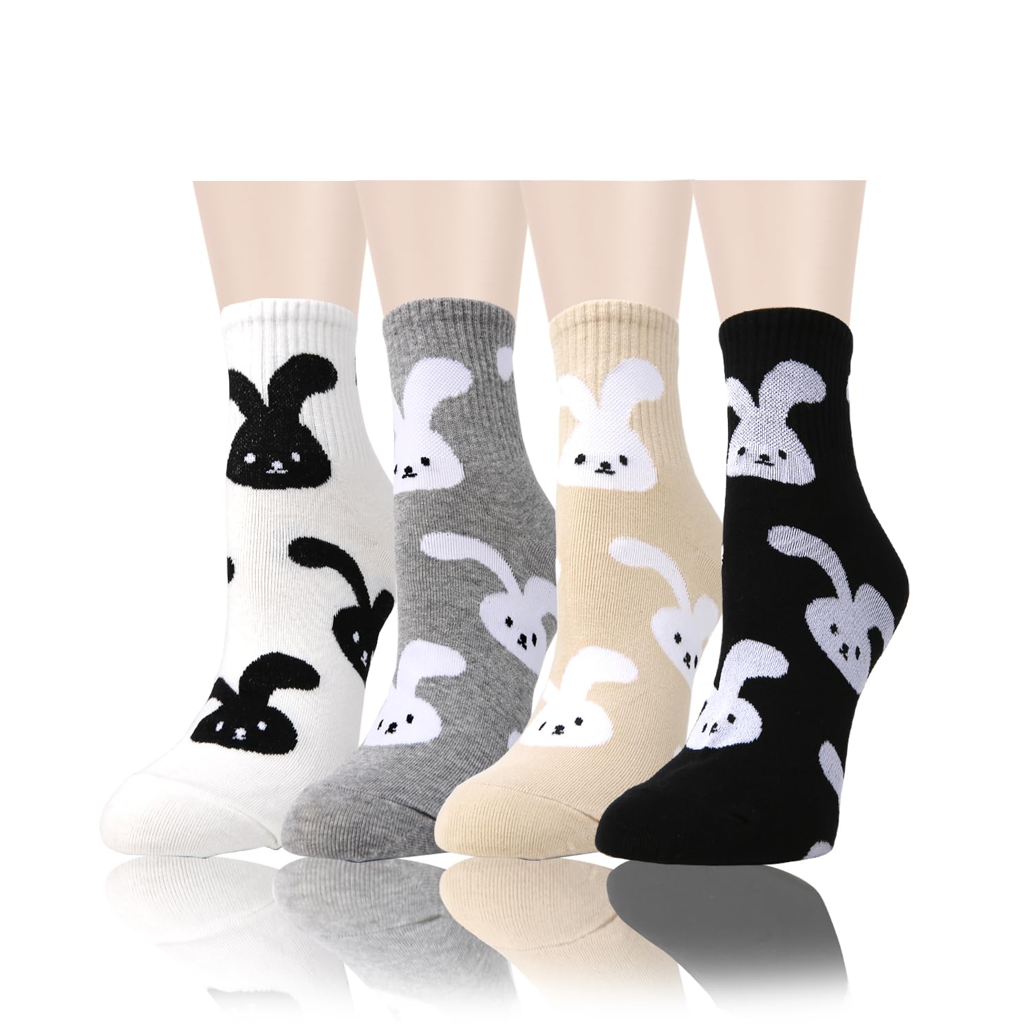 Womens Funny Crew Socks Girls Novelty Cute Patterned Dress Socks Fun Colorful Casual Cotton Sock