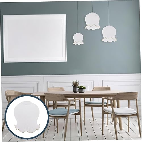 Miniatura 6 de DOITOOL Pantalla de cristal para lámpara de mesa, cubierta de pantalla de vidrio esmerilado, pantalla de vidrio de repuesto, pantalla decorativa,