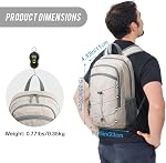 G4Free 12/20L Mini Hiking Daypack, Small Hiking Backpack Compact Outdoor Shoulder Backpack for Travel Cycling