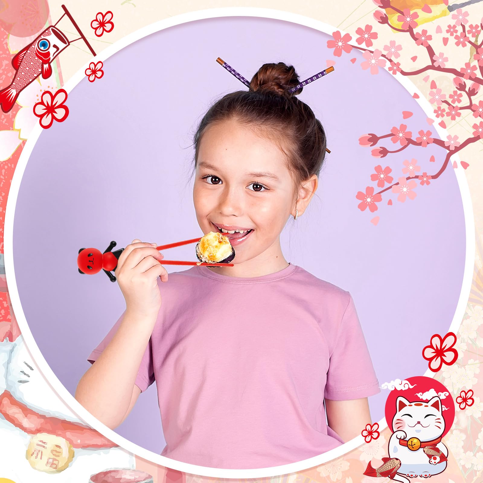 Learn Chopsticks Easily - Beginner Chopsticks with Helper -7 Learn Chopsticks Easily - Beginner Chopsticks with Helper -7