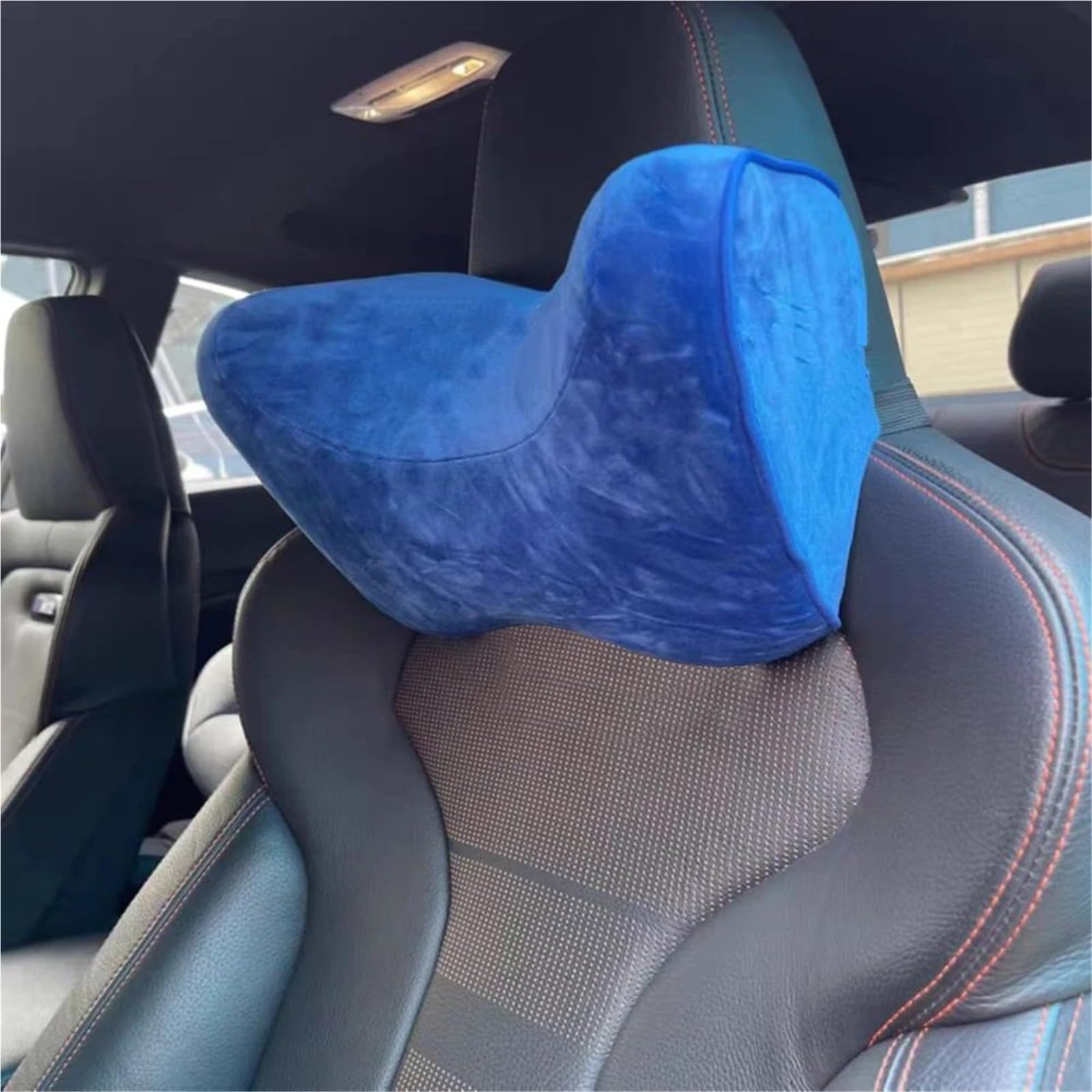 Do BRIDE Do RECARO Uniwersalny Zagłówek Poduszka Pod Kark Z Pamięcią Podparcia Fotelika Samochodowego Wygodny Zagłówek Car Seat Headrest(Red)
