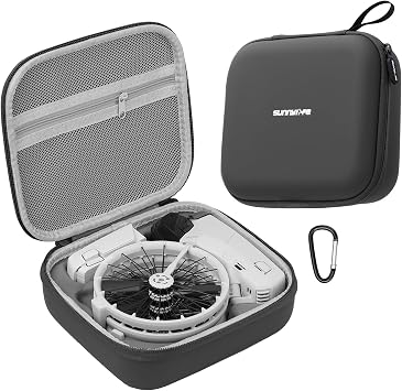 Carrying Case for DJI Flip, Portable Travel Storage Bag for DJI Flip Drone Accessories Black