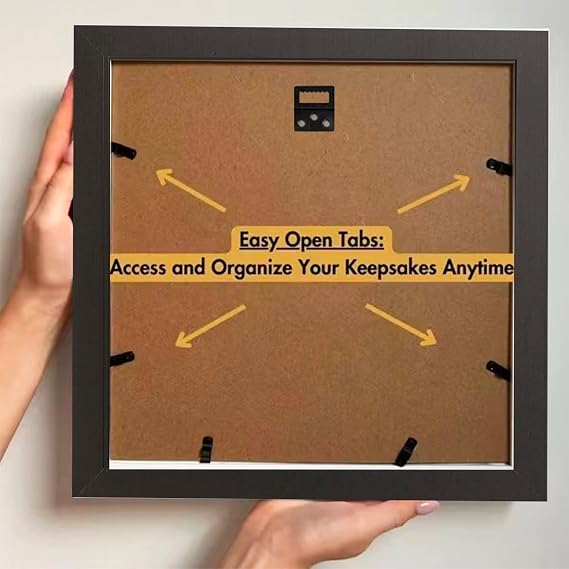Travel Memory Box, Keepsake Shadow Box, Ticket Shadow Box with Slot, Keepsakes, Ticket Holder with World Map and Plane Design, Theatre Gifts ( Color : Brown , Size : 8 inches )