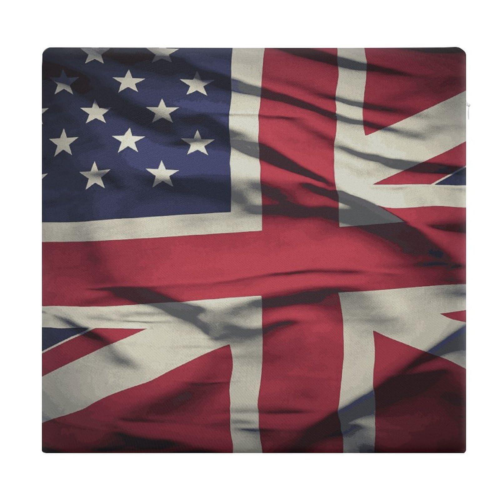 LDGSUPH - UK flag seat cushions for office chair square cushions soft floor cushions comfortable memory foam cushion cushions for travel chair in
