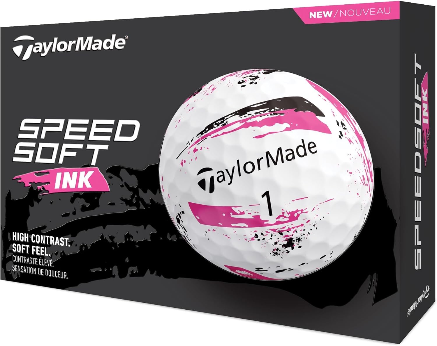 TaylorMade SpeedSoft Golf Balls, Maximum Distance with Ultra-Soft Feel, Perfect for Off The Tee and Around The Green
