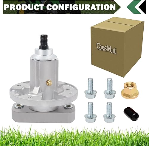 Miniatura 5 de CheeMuii Husillo de cubierta para cortacésped apto para John Deere L100 L107 L108 L110 L111 L118 L120 L130 155C 190C reemplazo GY20050 GY20785