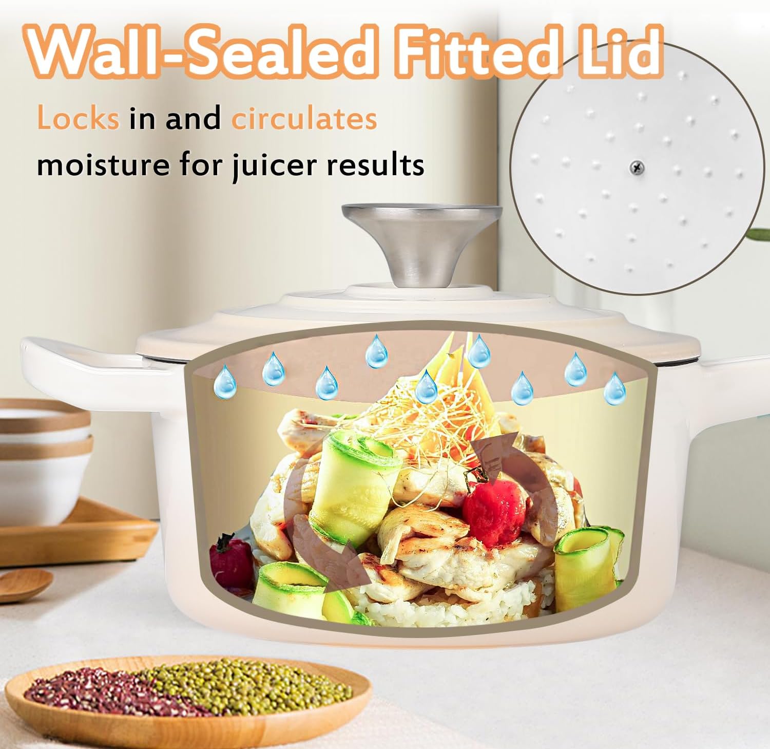 Enameled Cast Iron Sauce Pan, 1 Quart Enameled Saucepan with Lid, Mini Dutch Oven Enamel Saucepan for Cooking Pasta Sauce, Gravy, Puddings, Marinate, Boiling (Gradient Caramel)