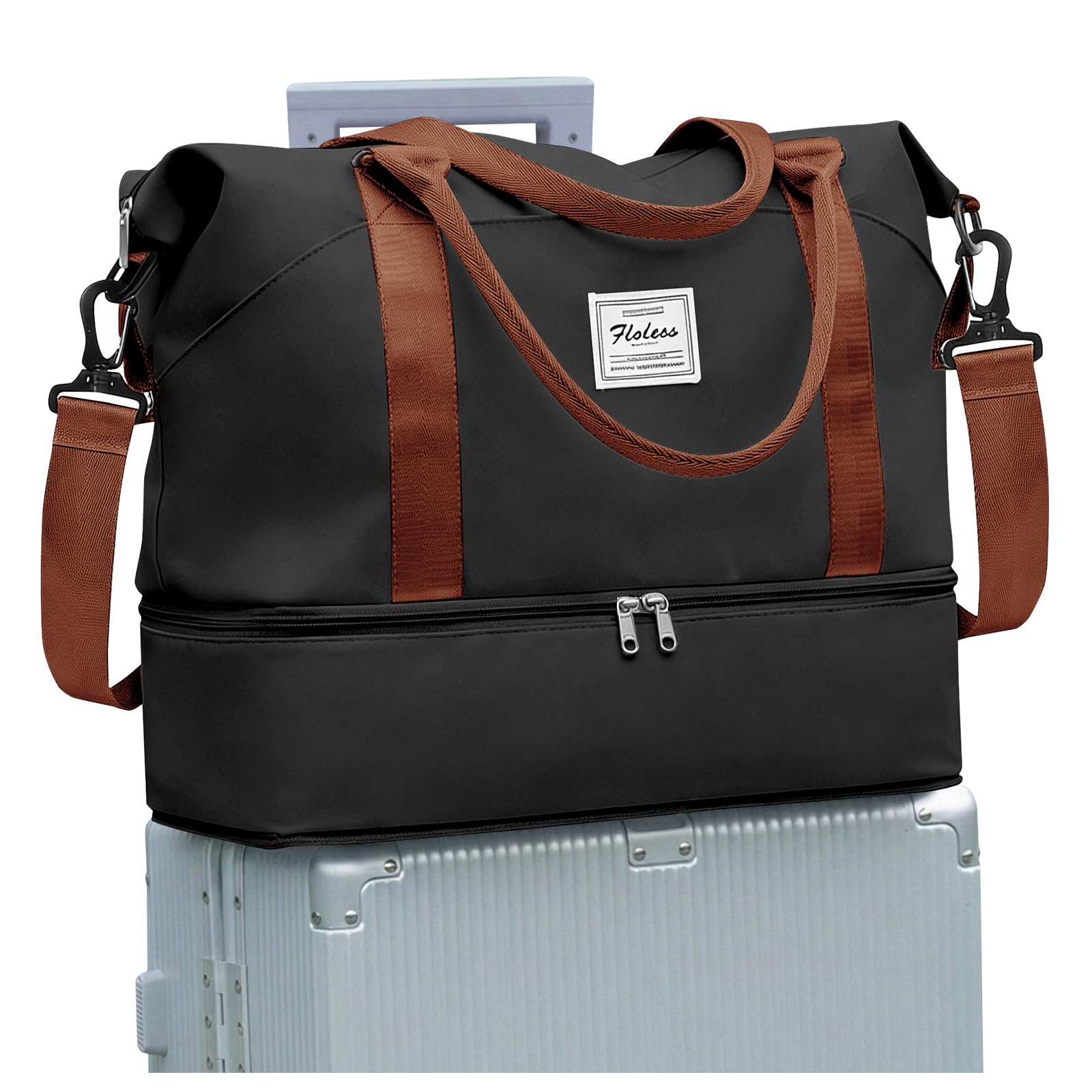SZLX Borsone da Viaggio,Bagaglio a Mano 40x20x25 Ryanair Borsa da Viaggio con Scomparto per le Scarpe,Borsa da Cabina Ryanair 40x30x20 Borsa Sportiva Borsone da Palestra da Weekend