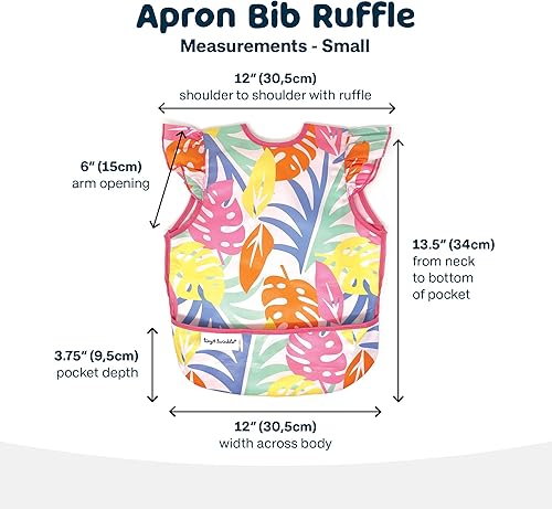 Miniatura 5 de Tiny Twinkle Babero para bebé a prueba de desorden  Babero impermeable para niños y bebés  Lavable a máquina  Libre de PFAS y BPA