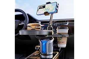 4-in-1 Car Tray: Adjustable Haven for Road Trip Indulgence