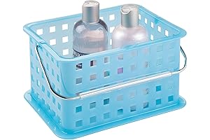 iDesign Plastic Storage Organizer Basket for Hair Supplies