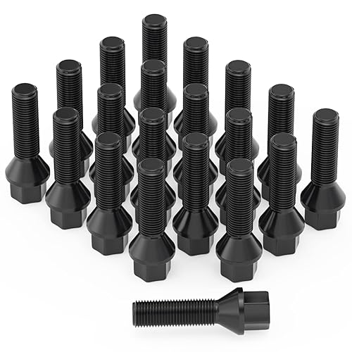 Tornillos de llanta extendida de 12 x 15 20 pernos de rueda M12 x 15 vástago de 1575in para BMW 128i 135i 318i 320i 325i 328i 335i M3 525i 528i 530i